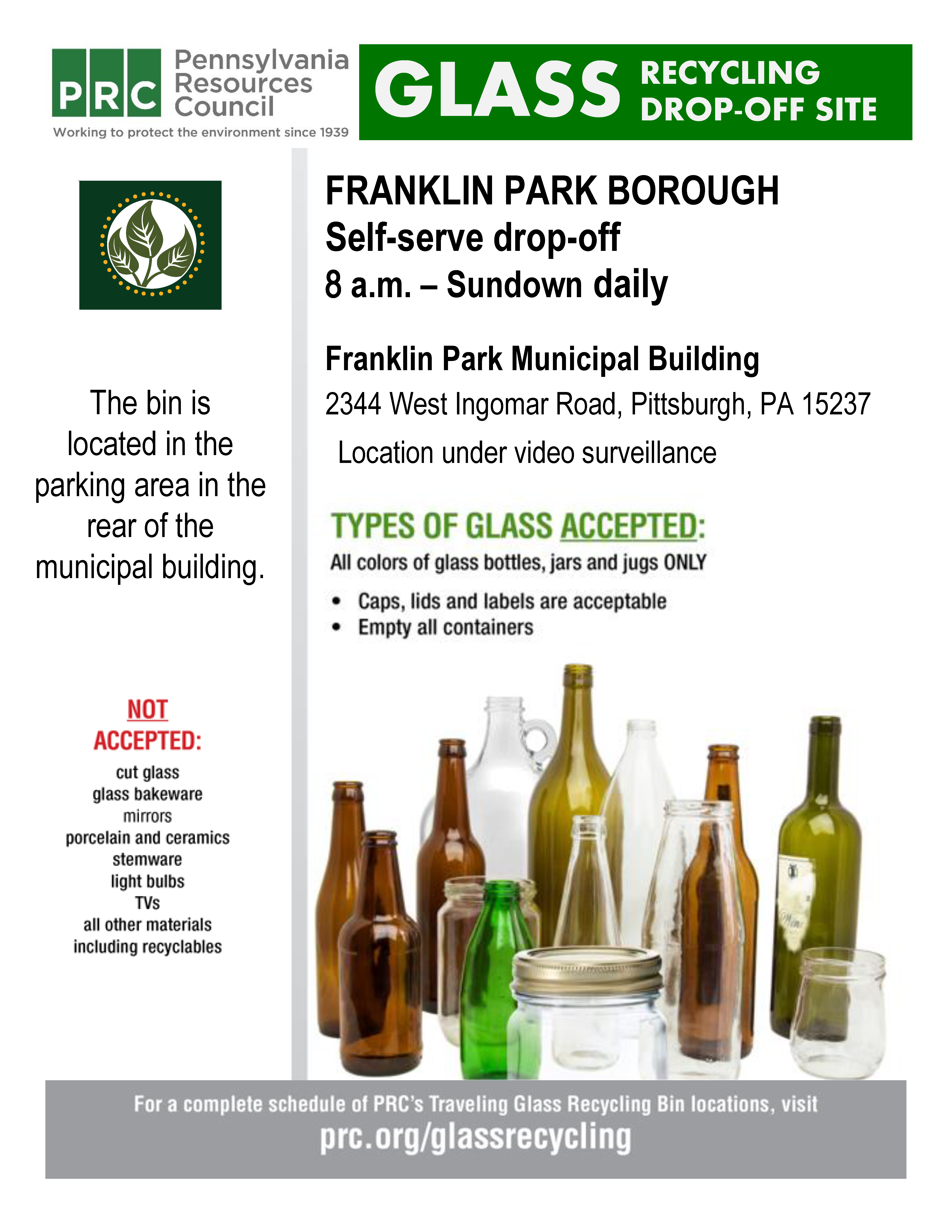 PRC Permanent Glass Site Announcement