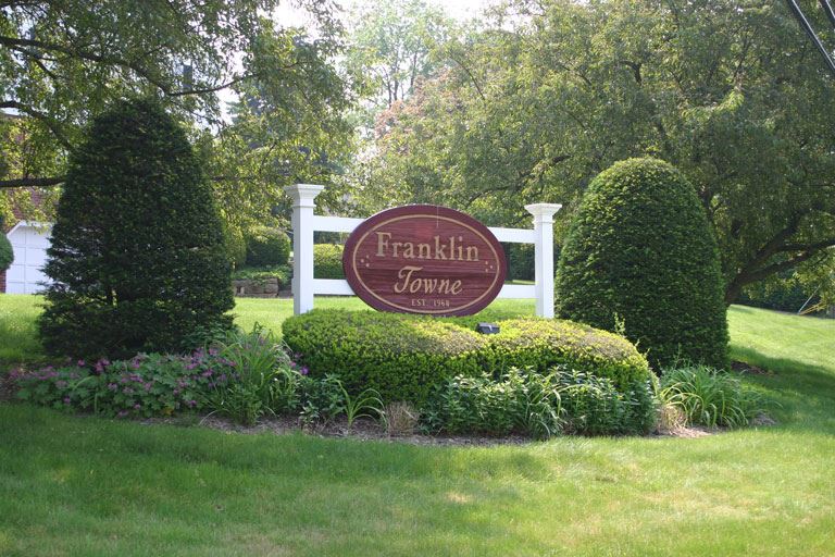 Franklin Towne development sign