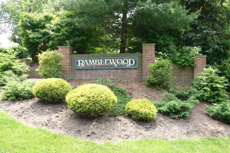Ramblewood development sign
