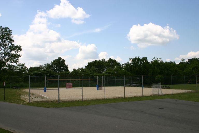 Sand volleyball courts
