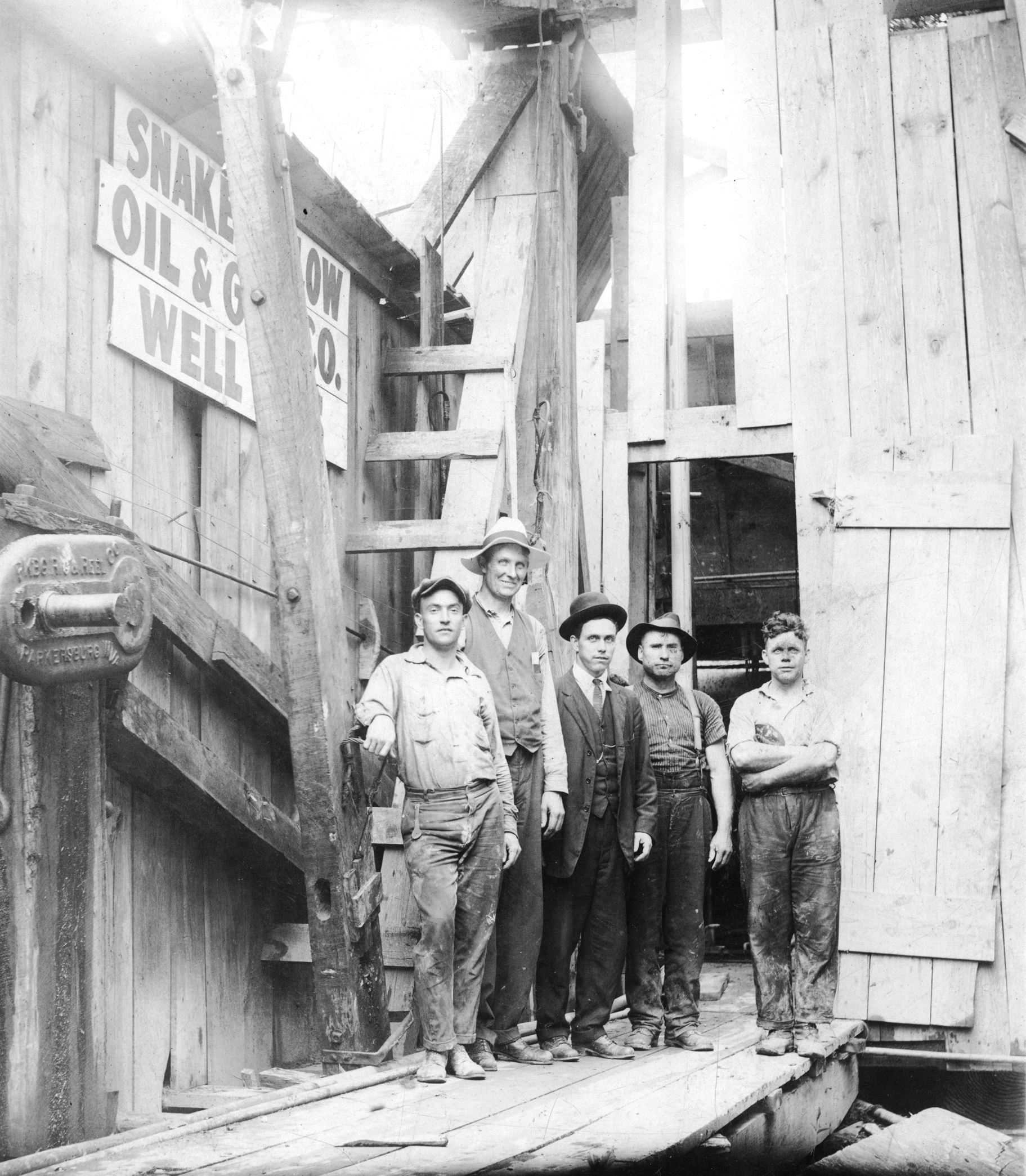 Men at an Oil Well