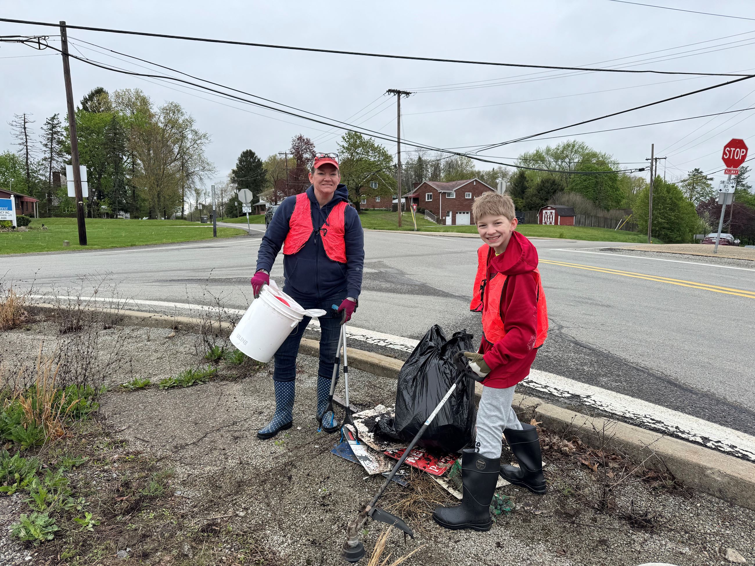 2025 Spring Roadside Litter Cleanup - 5 Points Photo 1